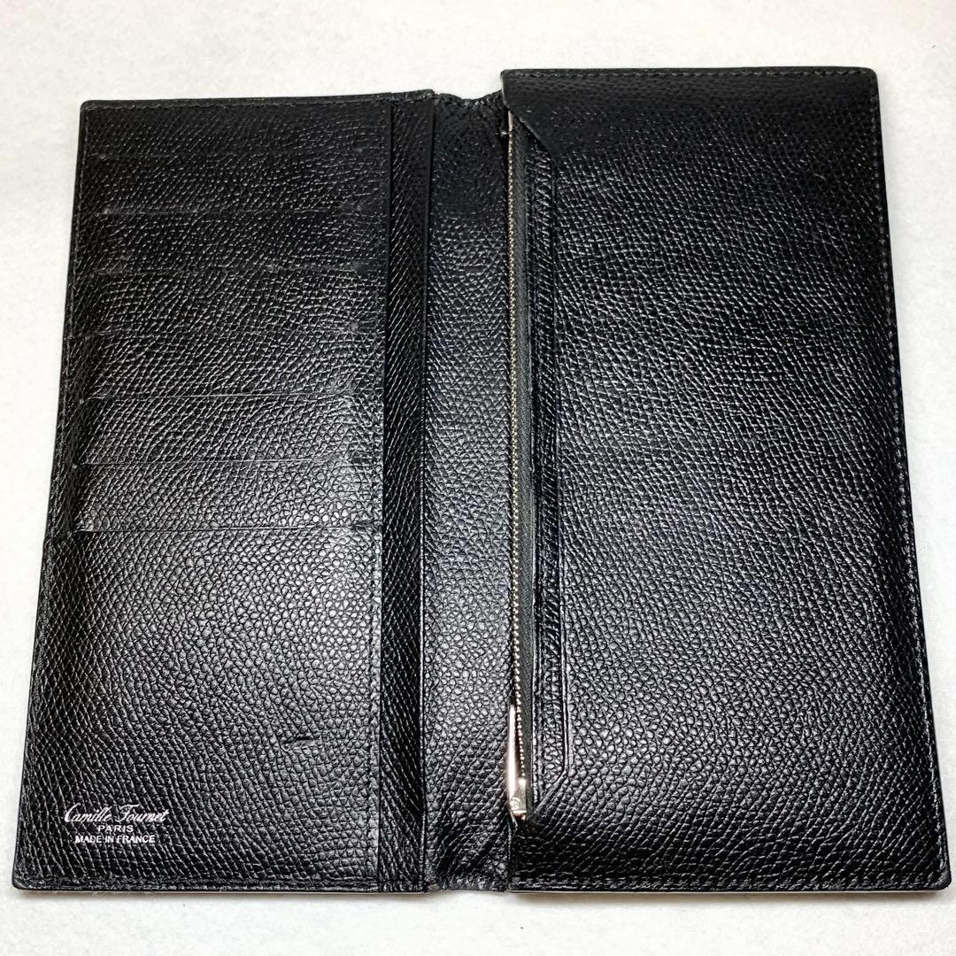 希少 CAMILLE FOURNET カミーユフォルネ 長財布 レザー ブラック