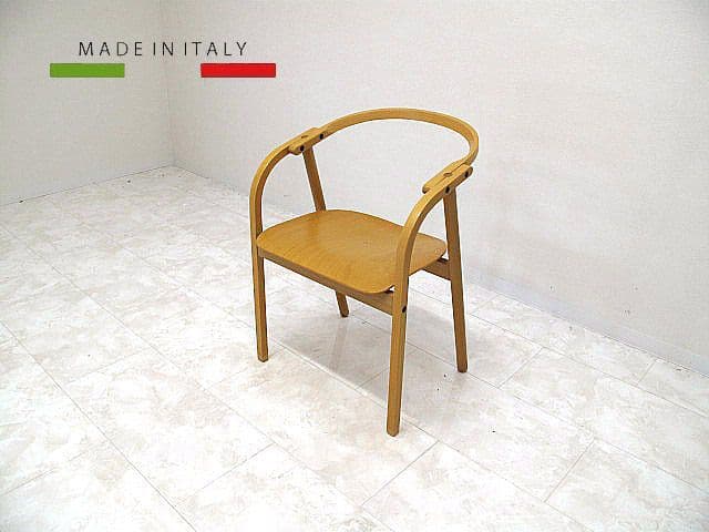 イタリア ヴェルテル・トフォローニ 「OTTO」アームチェア 　サイドチェア