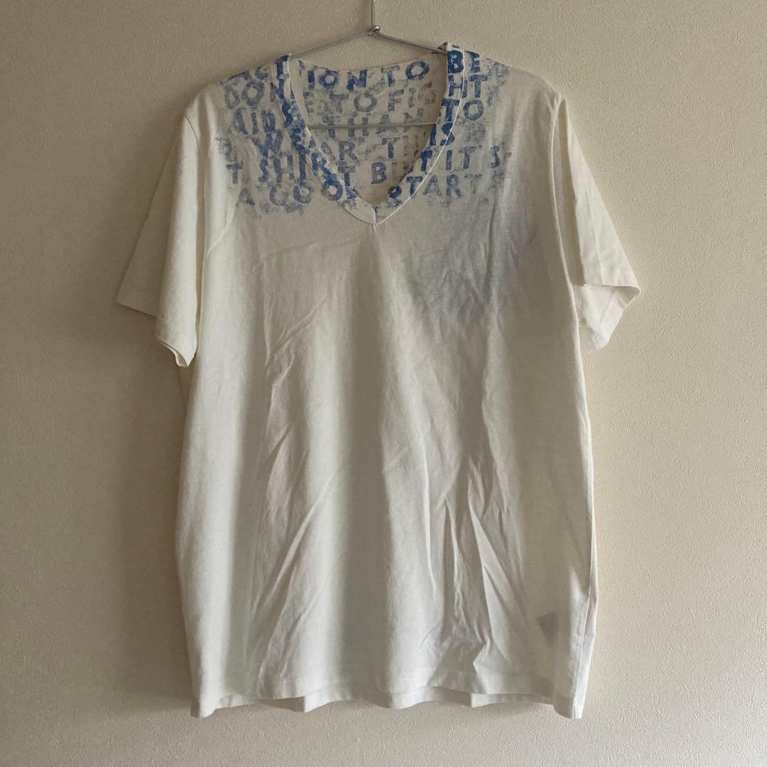 未使用 2014SS MARGIELA マルタン マルジェラ エイズTシャツ M