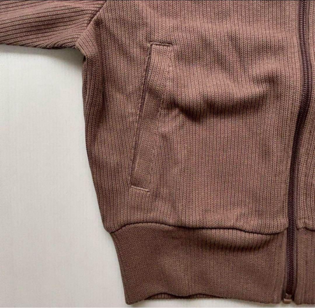 新品　アディダス　adidas KNITTED TOP ニットトップ　　ベージュ