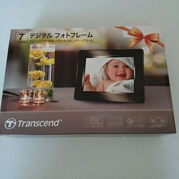 デジタルフォトフレーム ７インチ  ホワイト