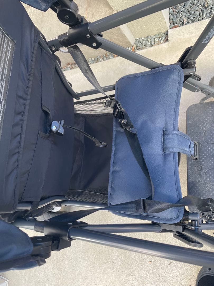 （12/26中発送可能）KATOJI ネイビー ベビーカー２人乗り