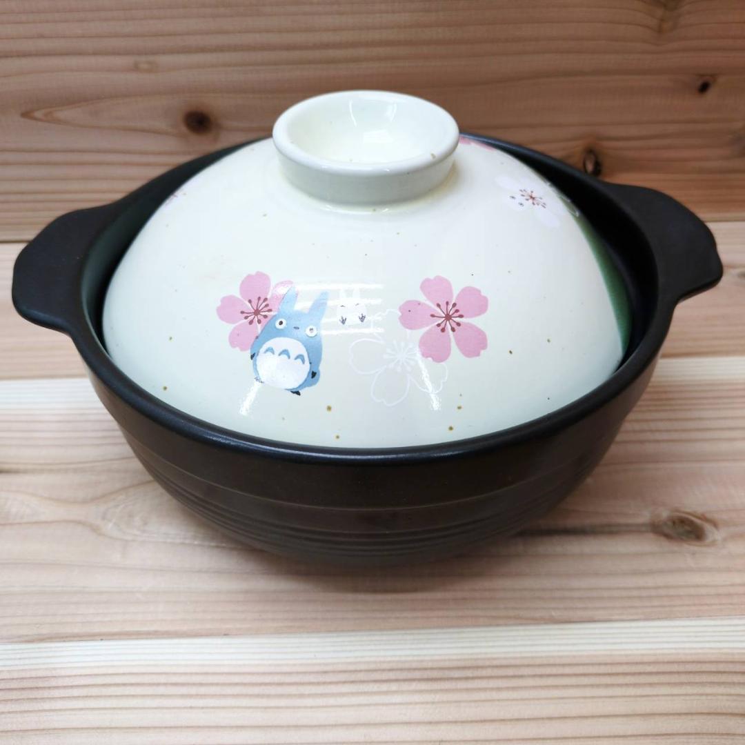 ５点セット　土鍋　とんすい　れんげ　となりのトトロ　陶器　アンティーク　ジブリ