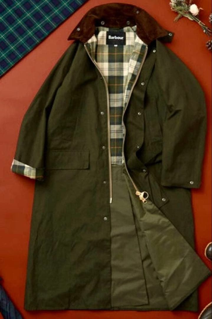 バブアー　ロングコート　38