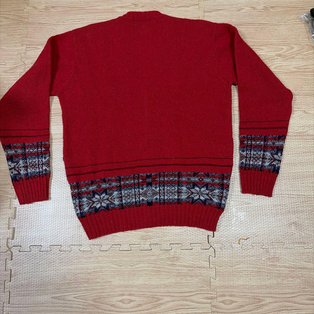 【本日最終値下レアな美品】『Papas』シェットランドウール使用カーディガン