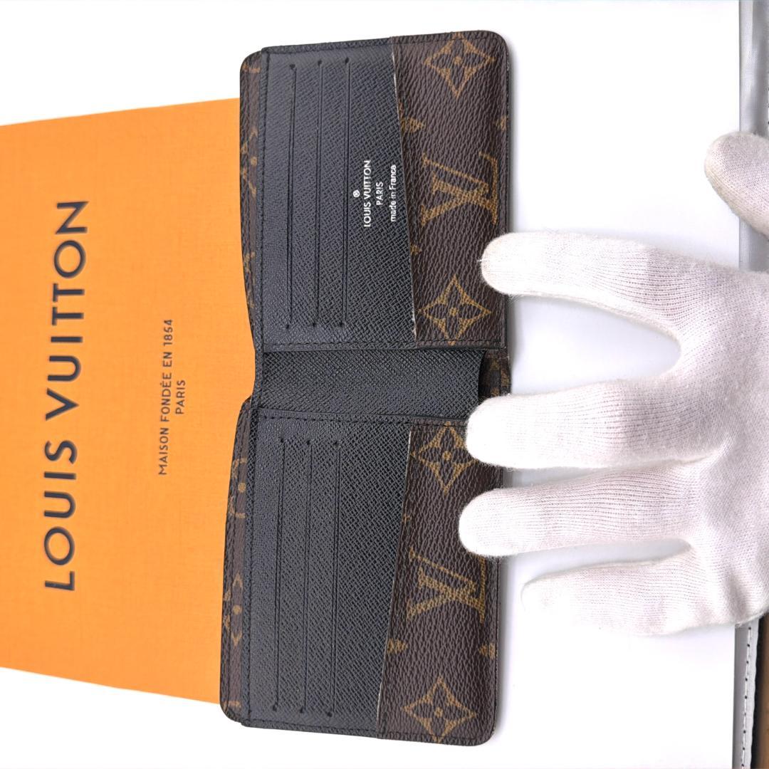 【美品】ルイヴィトン モノグラム マカサー ポルトフォイユ ガスパル