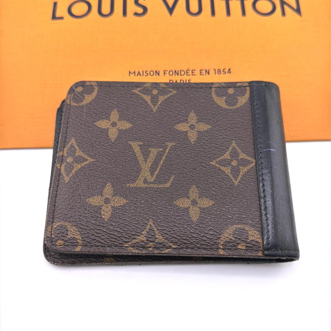 【美品】ルイヴィトン モノグラム マカサー ポルトフォイユ ガスパル