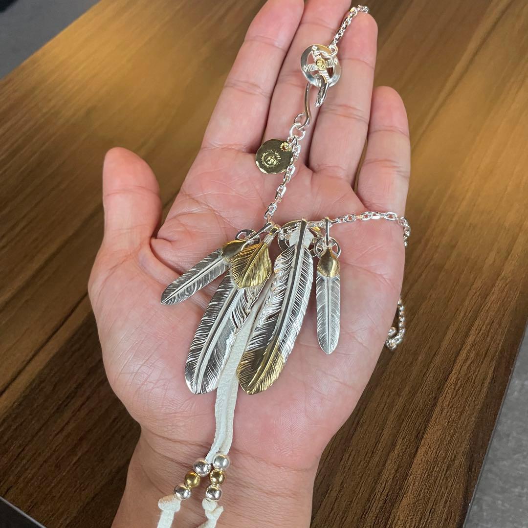 キムタク フェザー セット ネックレス アクセサリー ハンドメイド