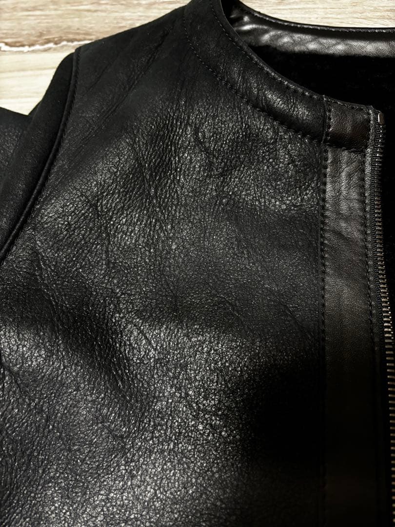 GELLI レザームートン黒サイズ40 SHIPSBEAMSトゥモローランド扱い