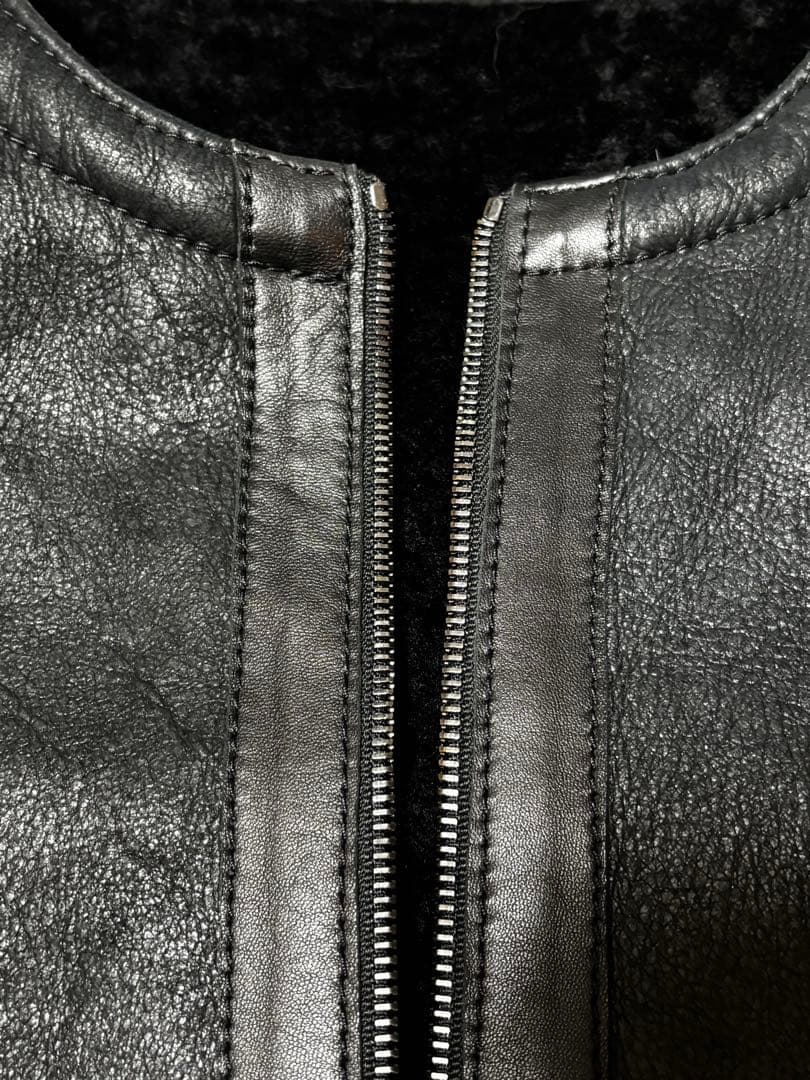 GELLI レザームートン黒サイズ40 SHIPSBEAMSトゥモローランド扱い