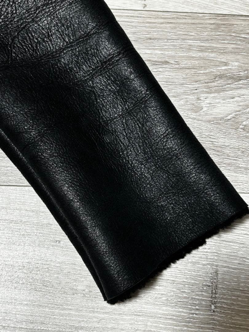 GELLI レザームートン黒サイズ40 SHIPSBEAMSトゥモローランド扱い