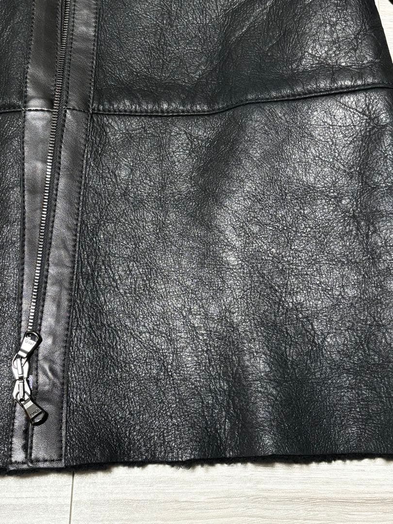 GELLI レザームートン黒サイズ40 SHIPSBEAMSトゥモローランド扱い