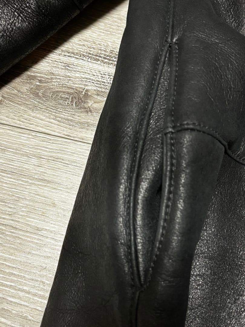 GELLI レザームートン黒サイズ40 SHIPSBEAMSトゥモローランド扱い