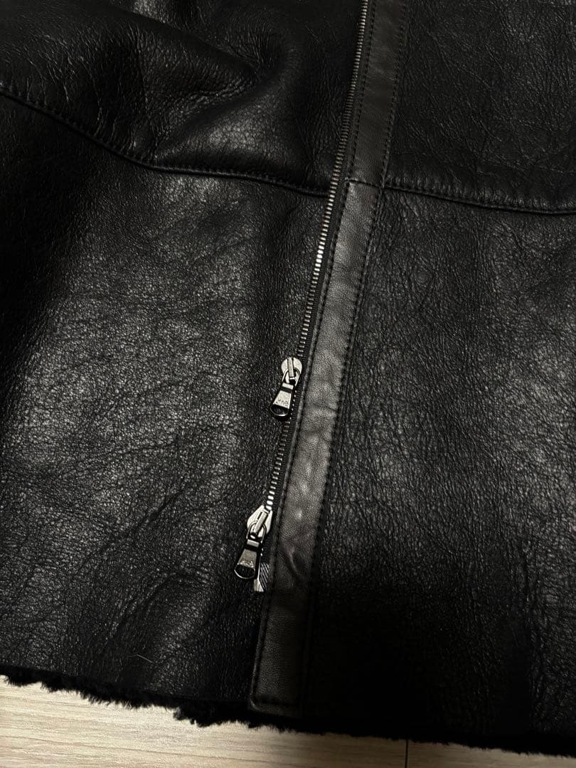 GELLI レザームートン黒サイズ40 SHIPSBEAMSトゥモローランド扱い