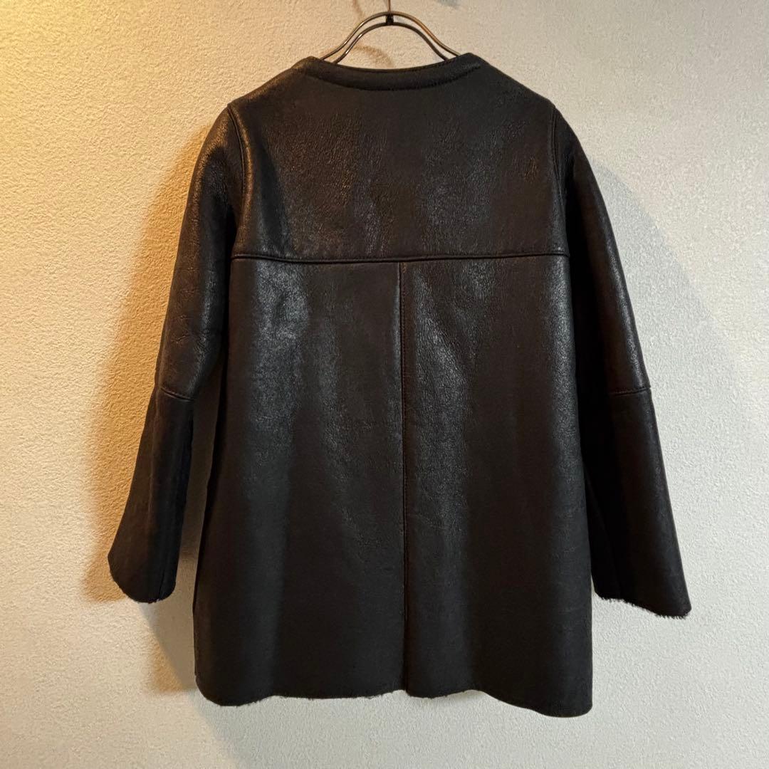 GELLI レザームートン黒サイズ40 SHIPSBEAMSトゥモローランド扱い