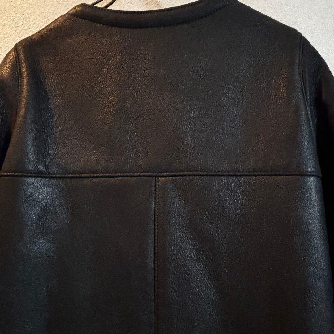 GELLI レザームートン黒サイズ40 SHIPSBEAMSトゥモローランド扱い