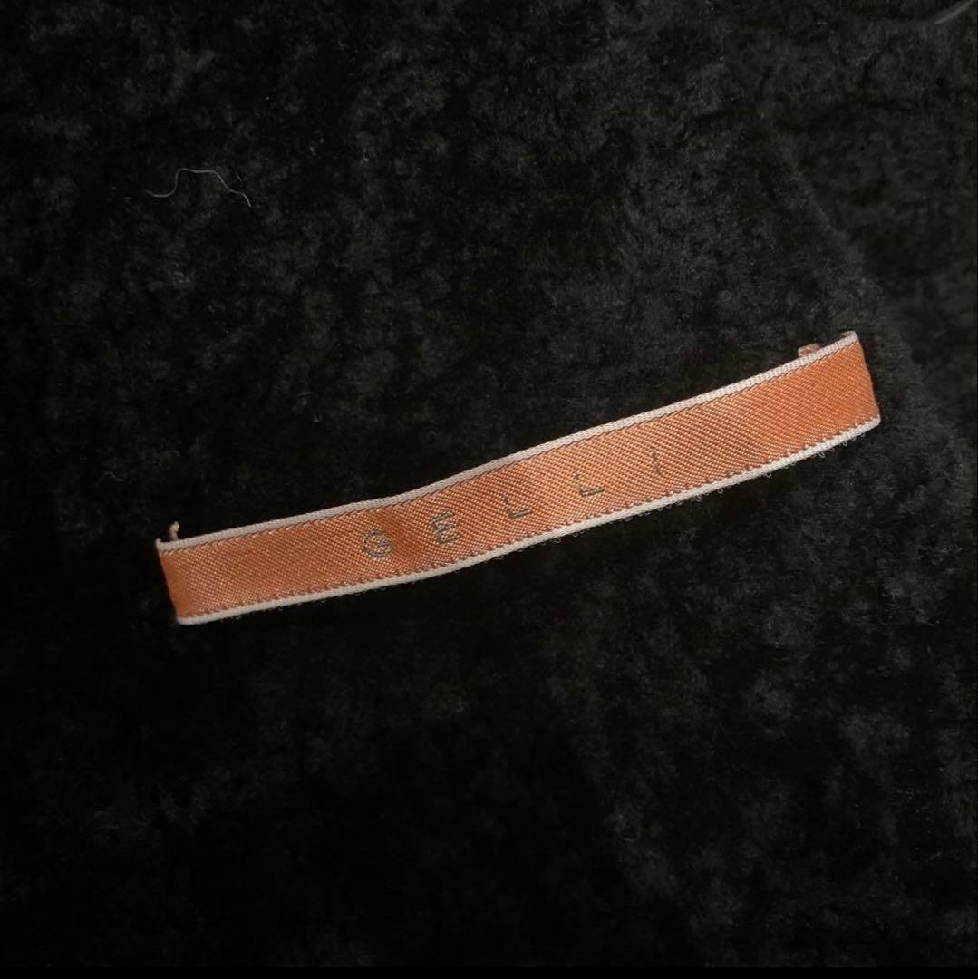 GELLI レザームートン黒サイズ40 SHIPSBEAMSトゥモローランド扱い