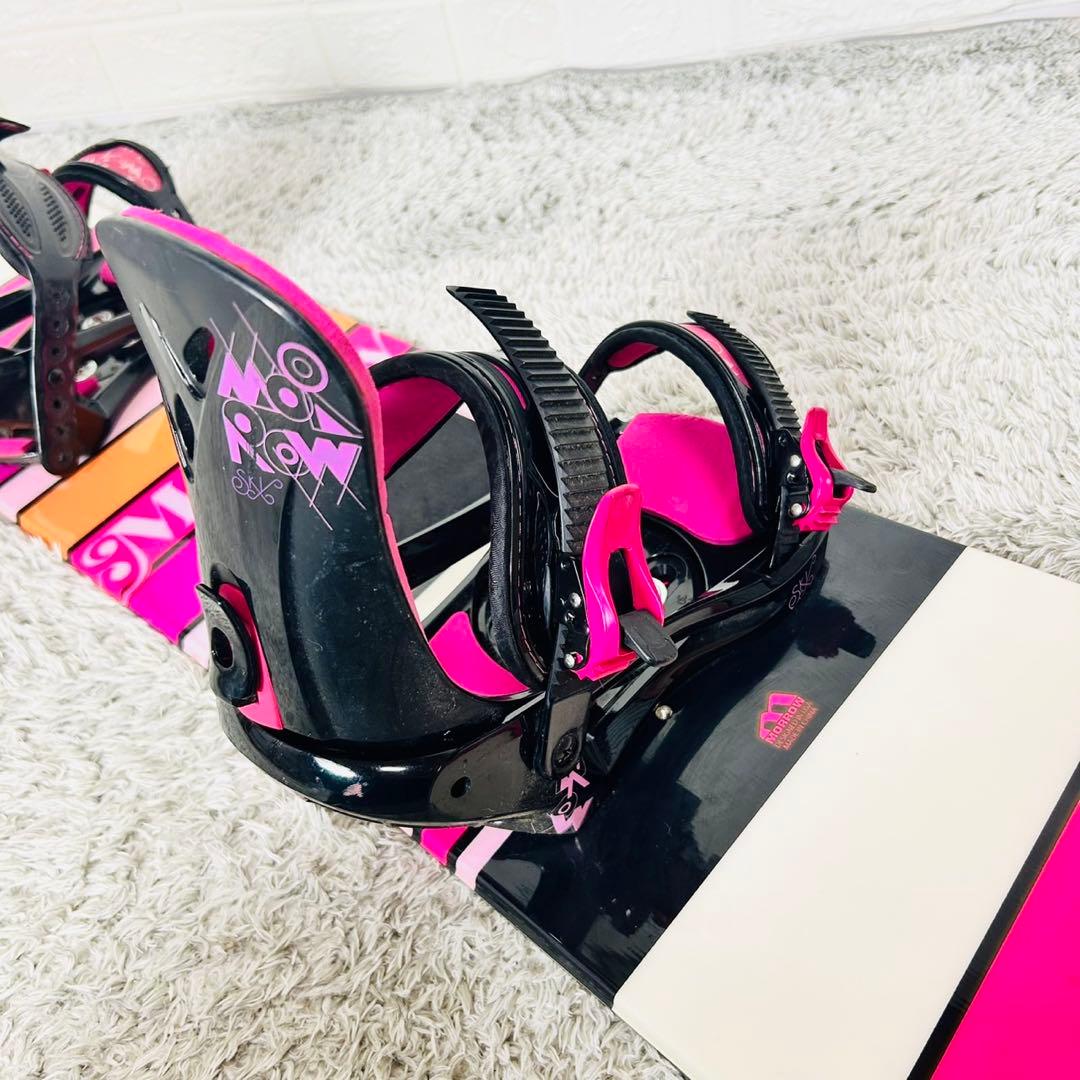 【初心者おすすめ】Morrow レディース スノーボード セット 140cm