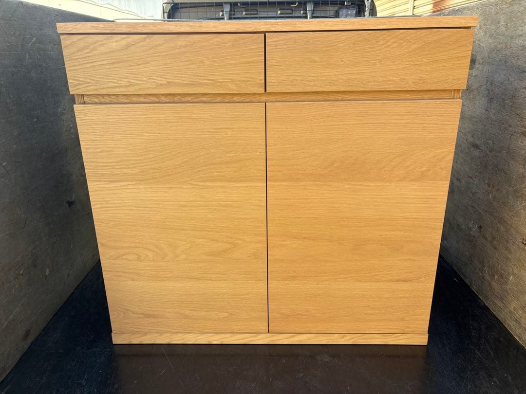 無印良品　MUJI キャビネット　ボード　サイドボード　チェストオーク