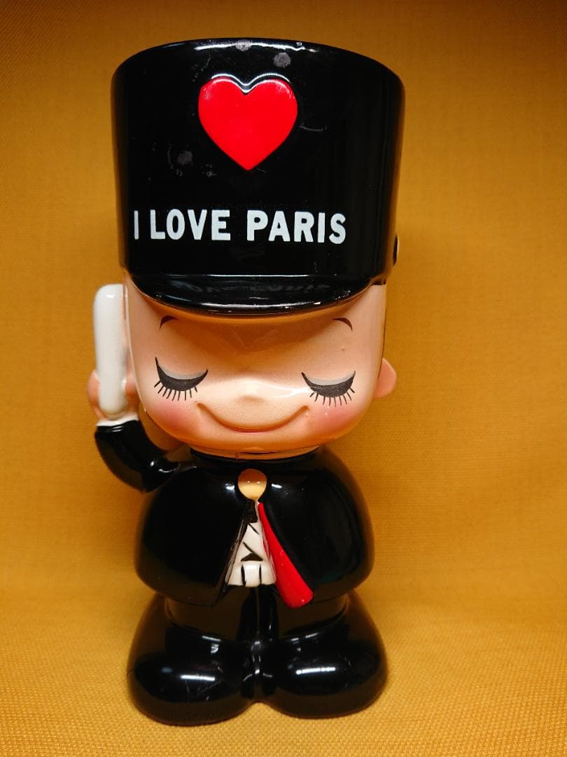 人形　警察　陶器　ルネ　オブジェ　置物　インテリア　工芸品　美術品　A1283