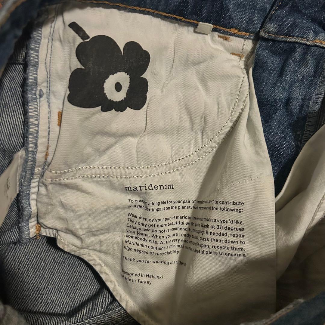 marimekko Maridenim Loose Unikko ジーンズ 26