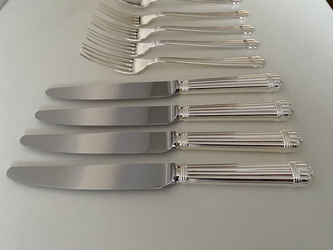 Christofle クリストフル シルバープレート アリア 5種計20pcs