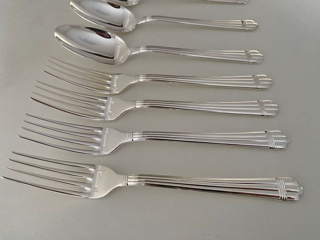 Christofle クリストフル シルバープレート アリア 5種計20pcs