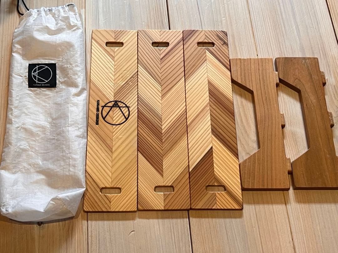 3周年記念モデル　YAMA Table 矢羽 グラスセット　カナメデザイン