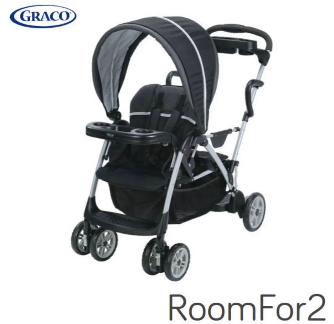 GRACO RoomFor2 ブラック 2人乗り ベビーカー