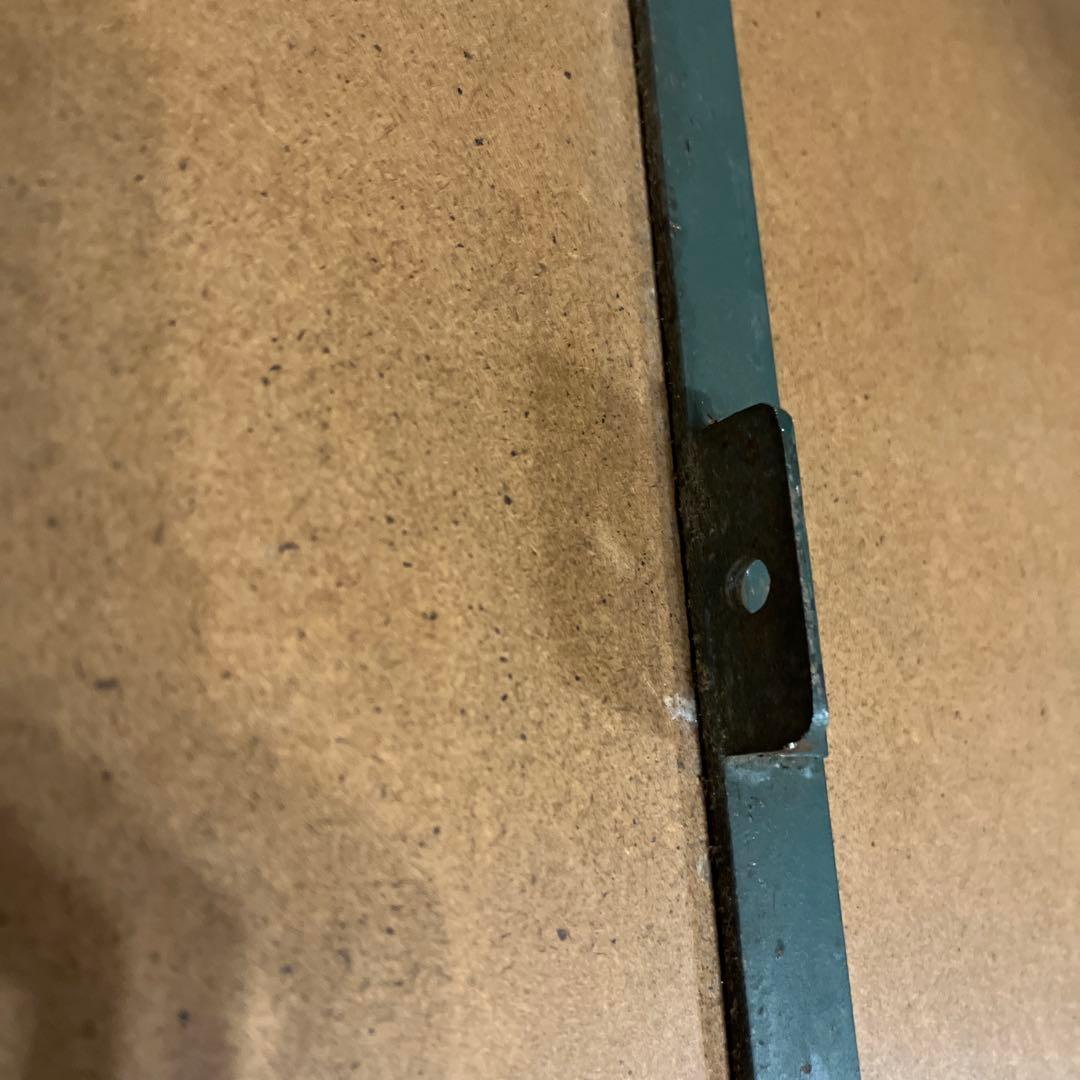 イギリス　ヴィンテージ　アイアンミラー　グリーン