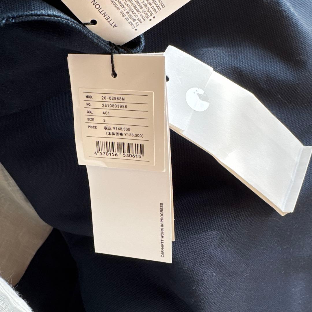 3 sacai Carhartt WIP Duck Coat ネイビー