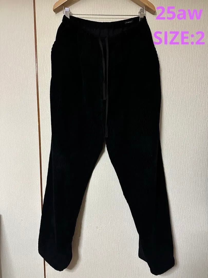 COMOLI ドローストリングパンツ(25aw)