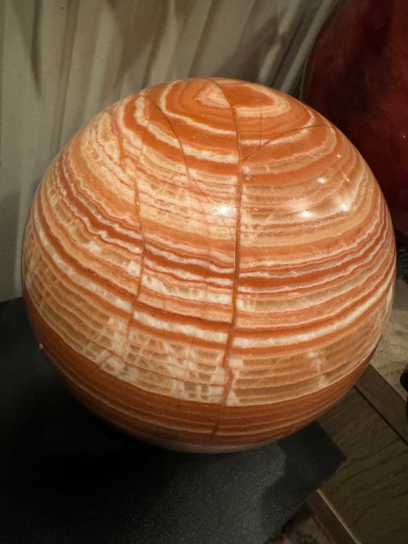 特大　天然石　ハニーカルサイトスフィア 7.2k g ケセラセラ石2個セット