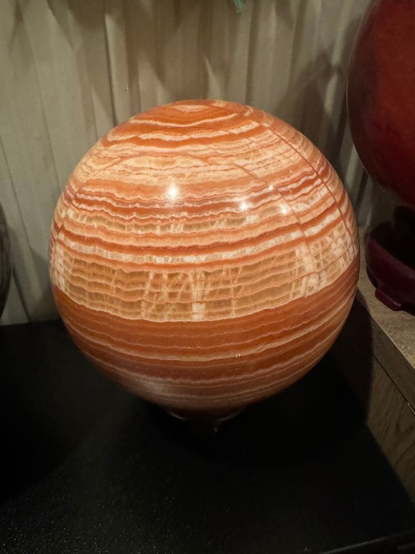 特大　天然石　ハニーカルサイトスフィア 7.2k g ケセラセラ石2個セット