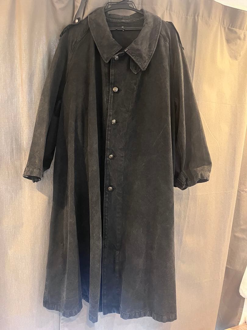 モーターサイクルコート　フランス軍　後染め