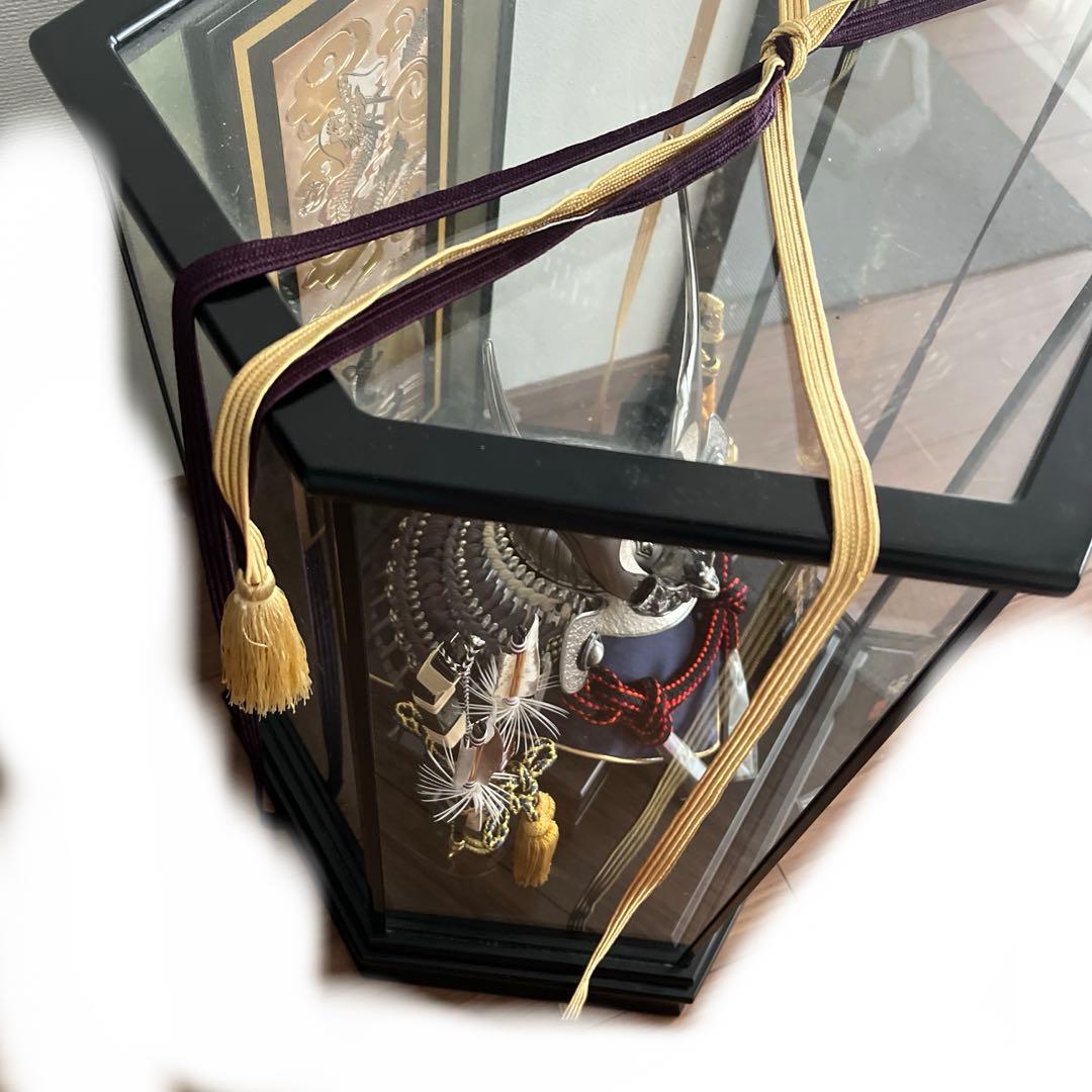 最安値【状態良好・美品】兜　貫前兜　男児　こどもの日　置き物　龍