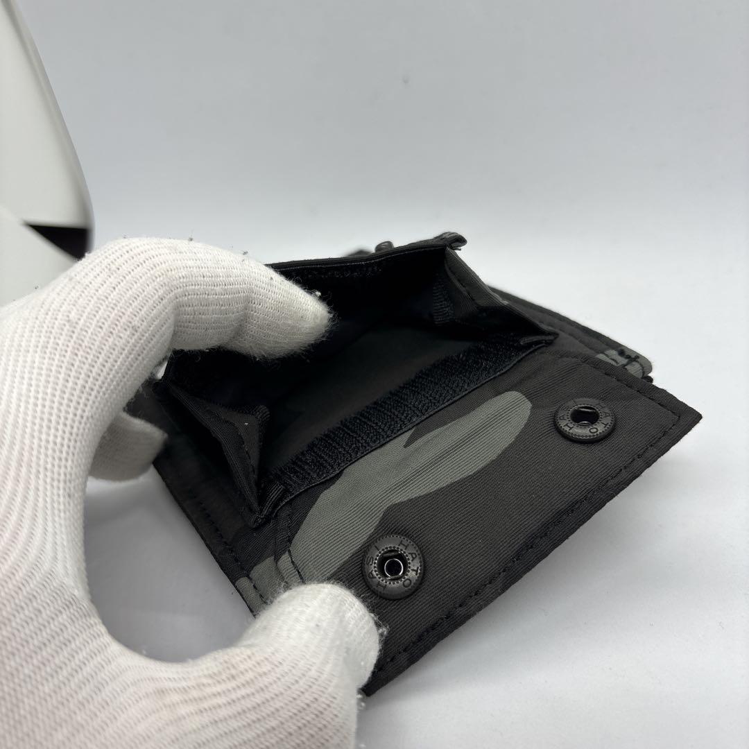 【希少・未使用に近い】ポーター　エイプ　コラボ　2つ折り財布　カモフラ　ブラック