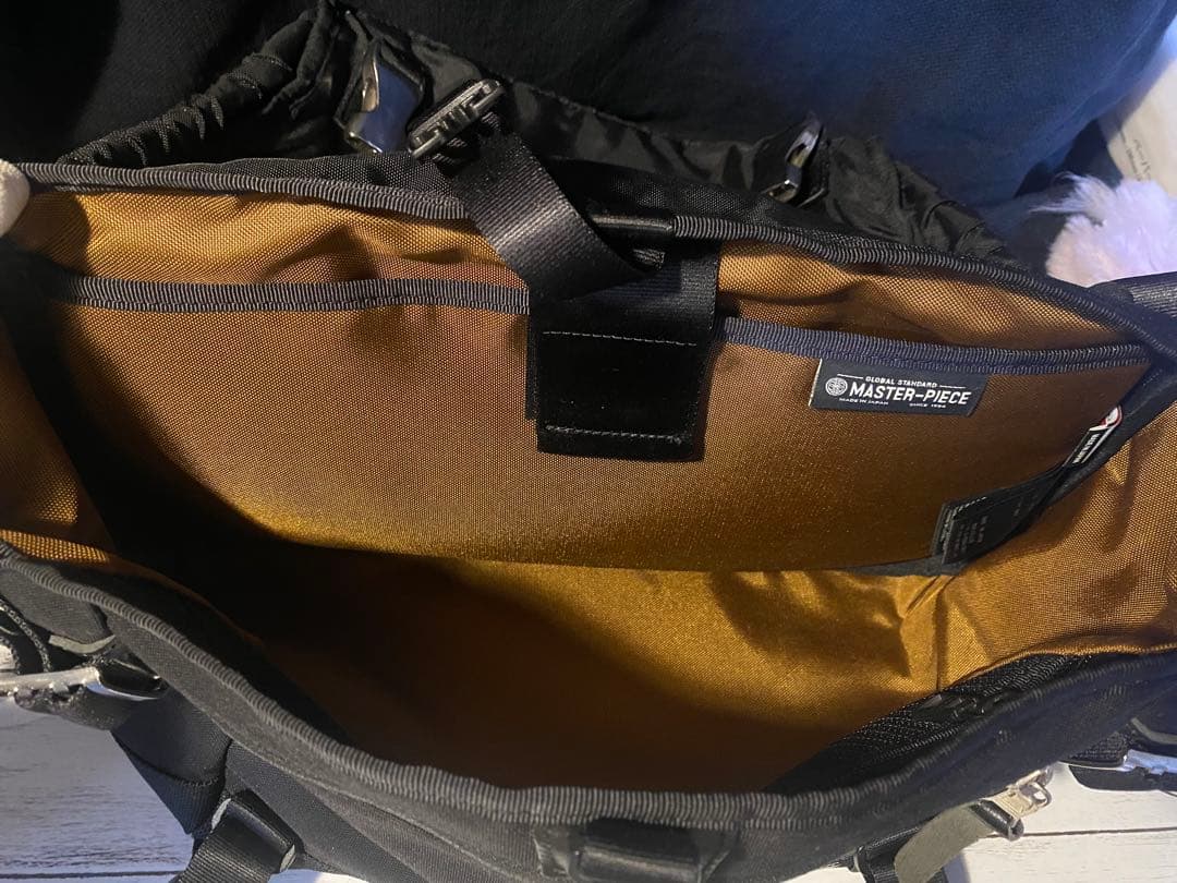 Master-piece ブラック メッセンジャーバッグ