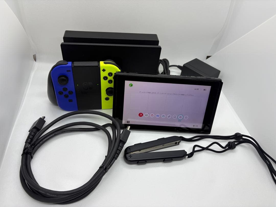 Nintendo Switch ネオンブルー/ネオンイエロー 周辺機器セット