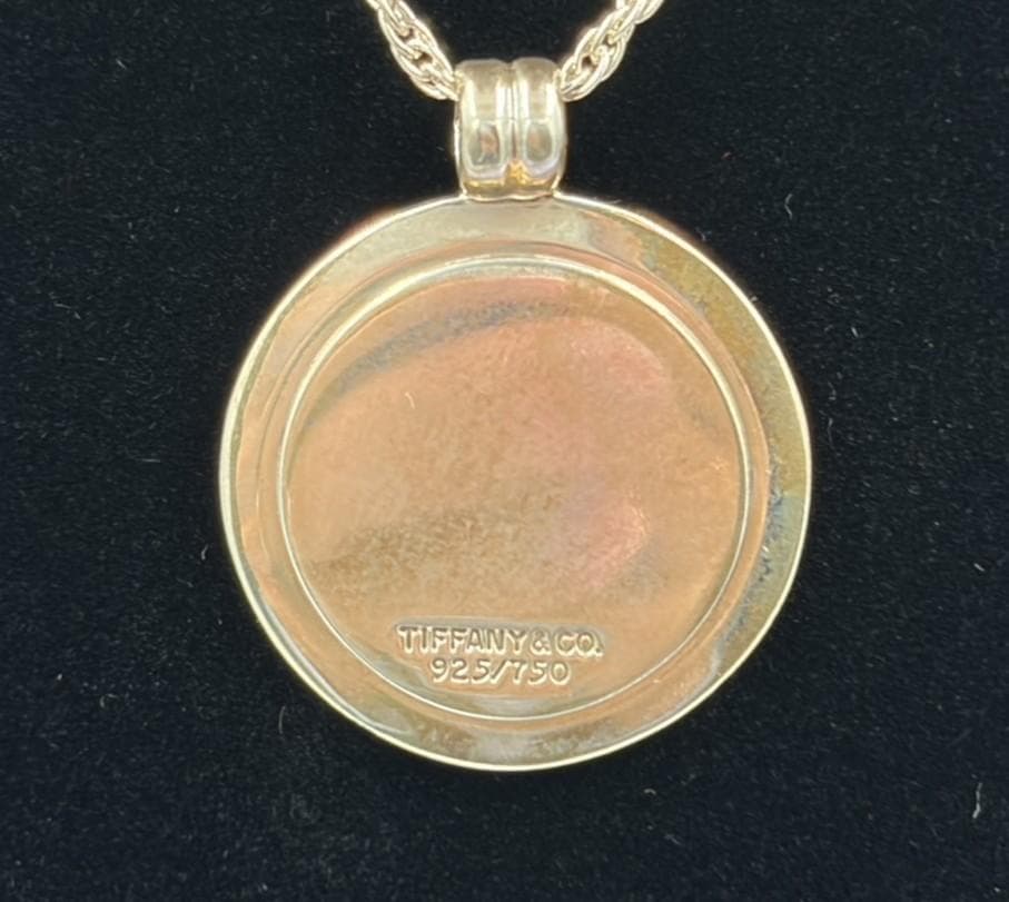 ティファニー セントクリストファー ネックレス 750/925 約14.3g