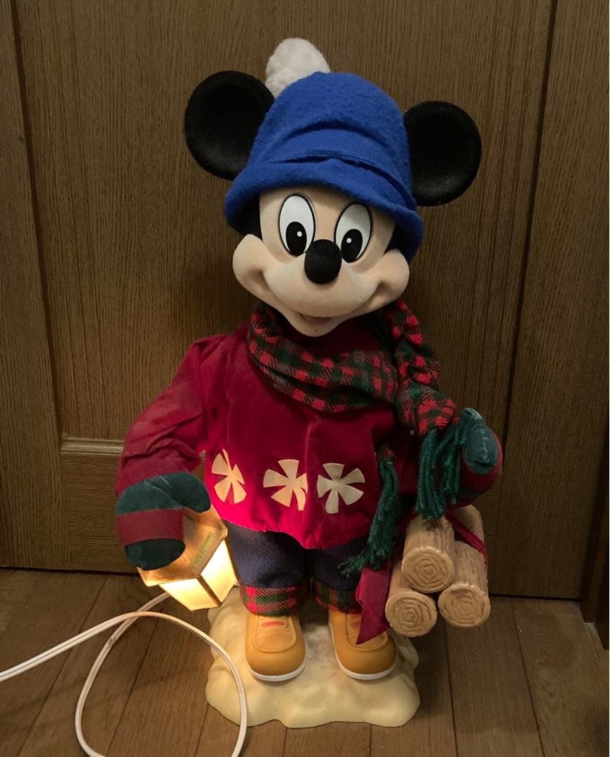 最終セール❗️アンティーク❤︎ディズニー❤︎クリスマスミッキー❤︎音楽とライト点灯