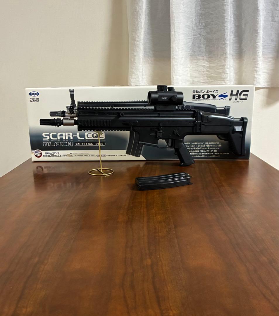 美品東京マルイ カスタム品　SCAR L 電動ガン　金属ピニオン　ドットサイト