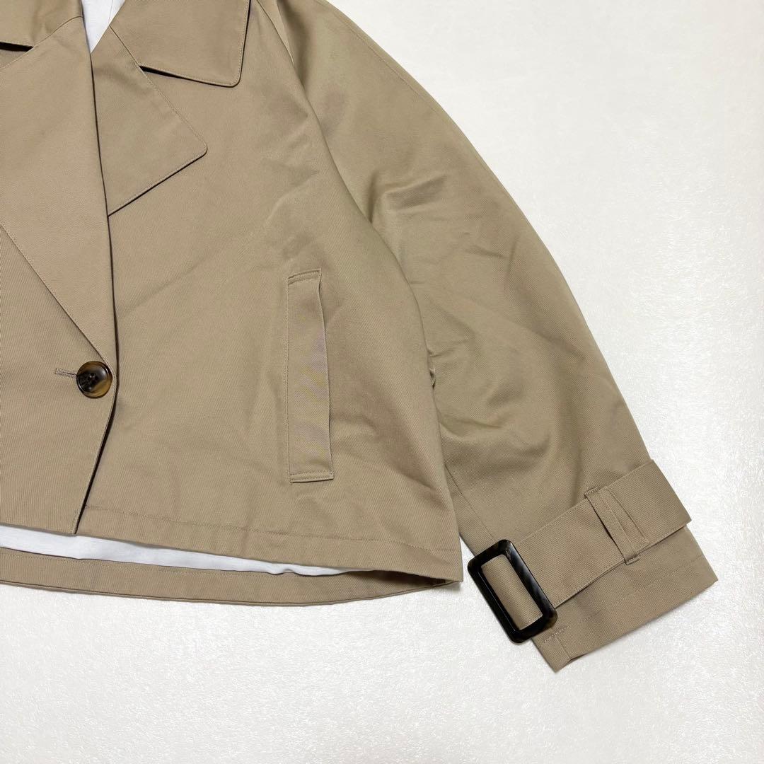 2024 マルゥユナイテッドアローズ ショートトレンチコート 36 ベージュ