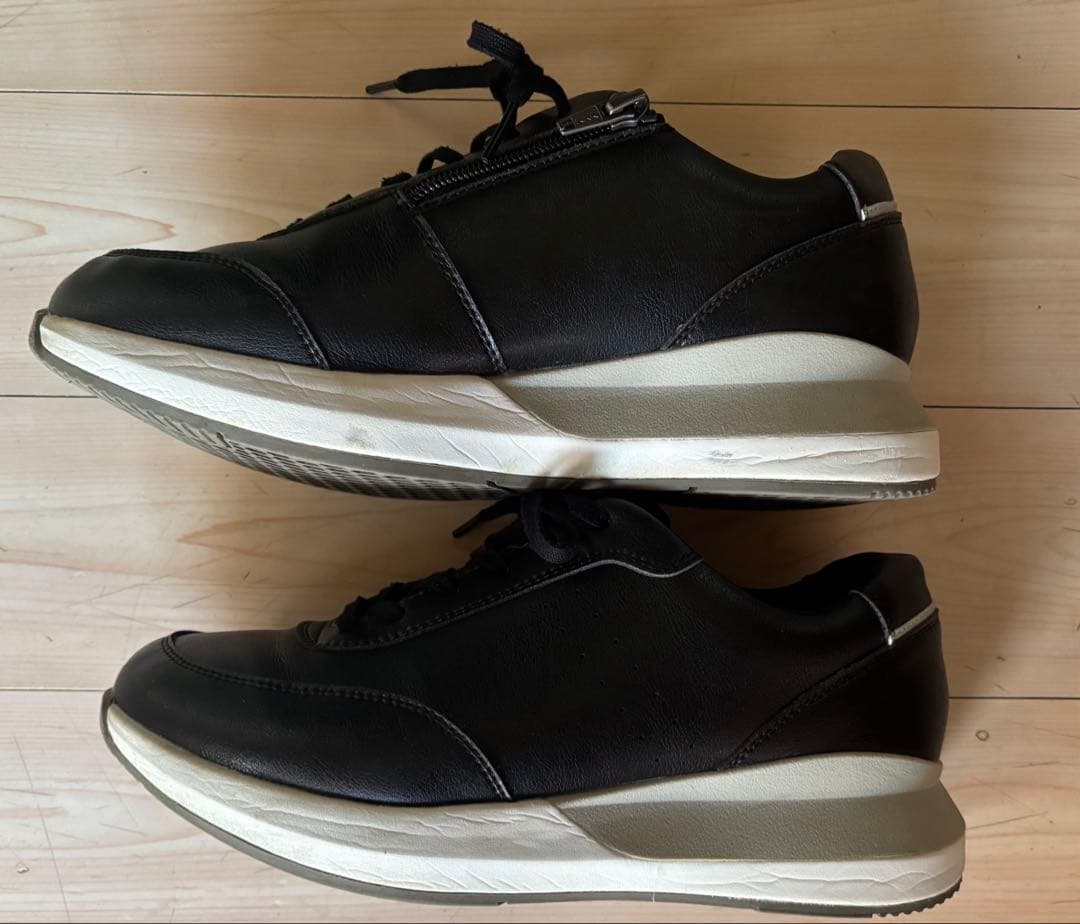 AKAISHI 163母趾楽ウォーキング 25cm ブラック