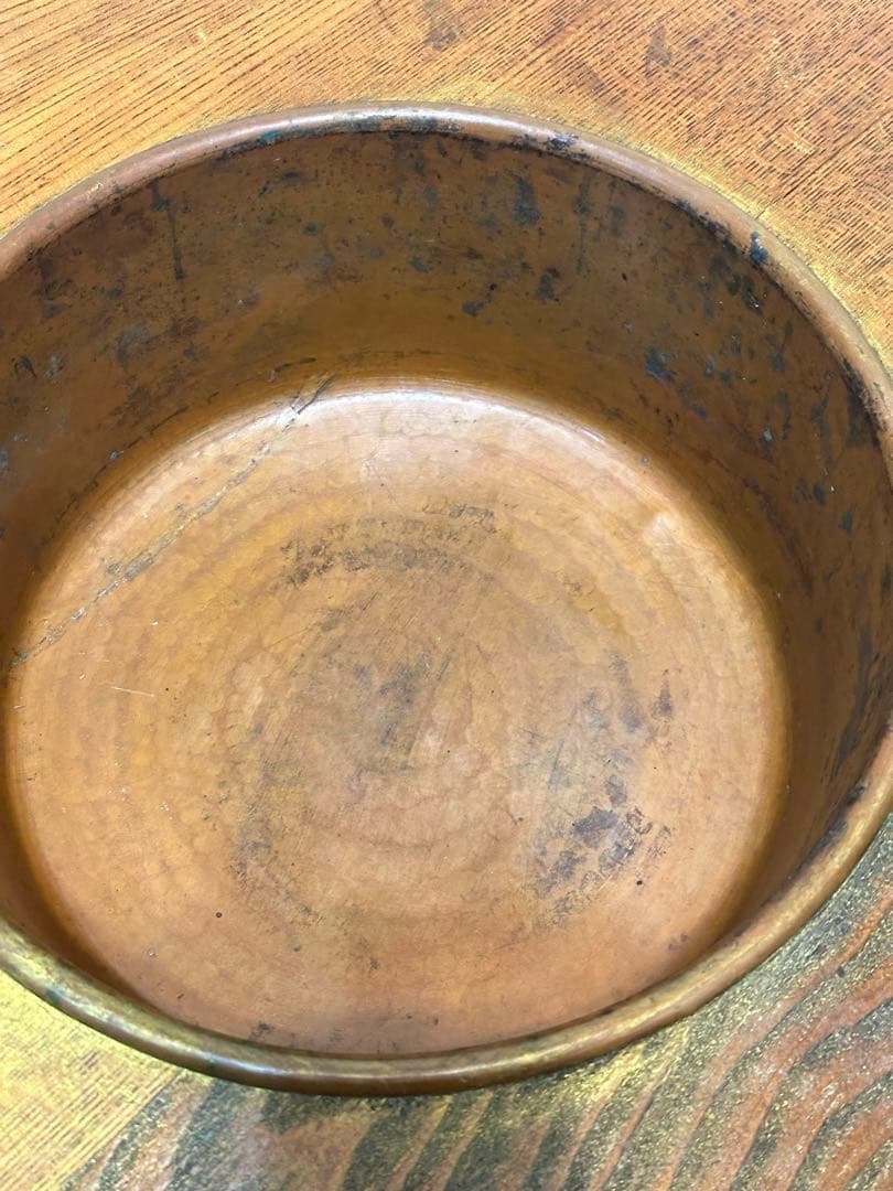 骨董火鉢囲炉裏テーブル　セット　レトロ ちゃぶ台 鉄五徳木灰付き