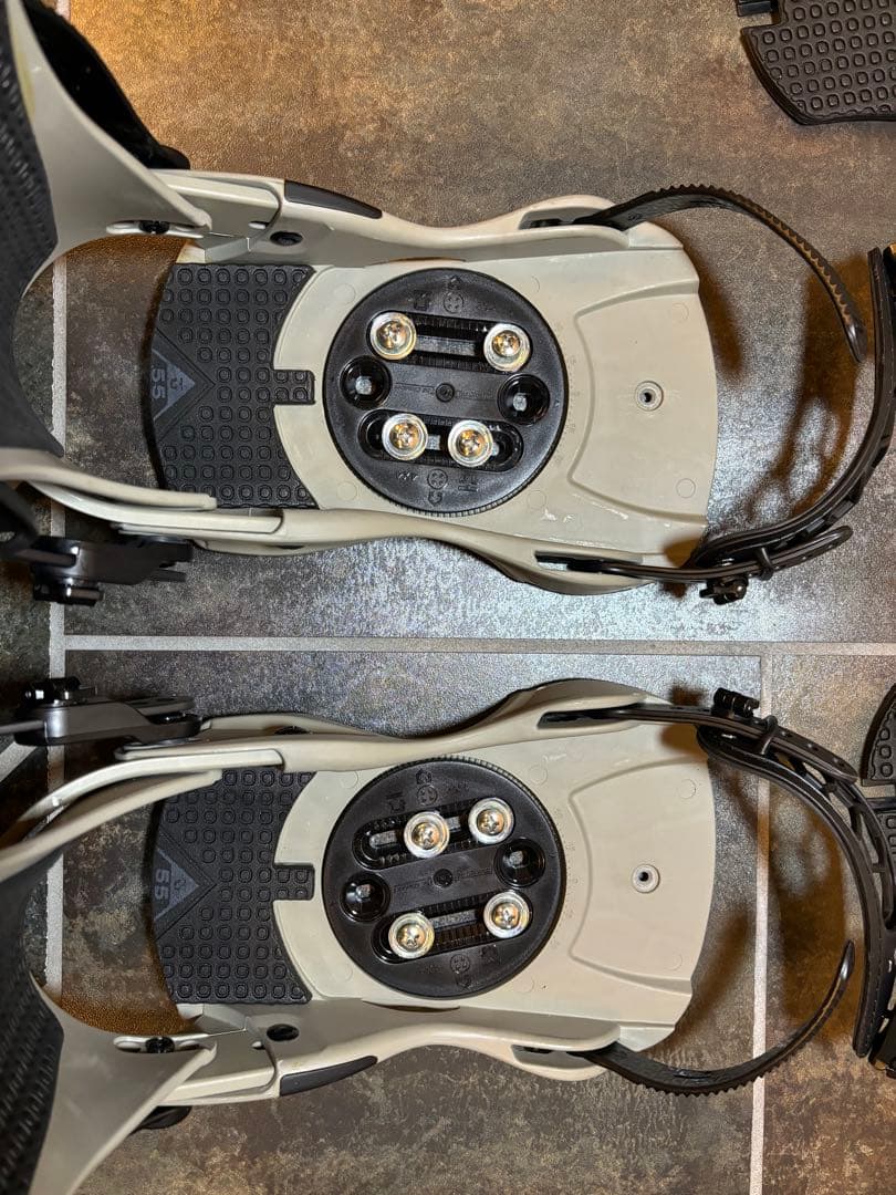 UNION スノーボード ビンディング グレー/ブラック