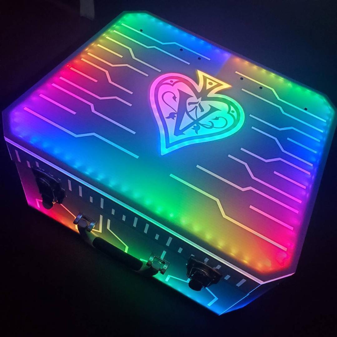 アルマンド ディスプレイ LED アタッシュ ケース ライト シャンパン クラブ