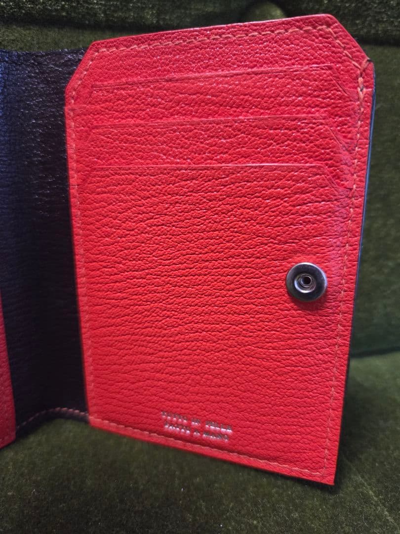 【美品】ラルコバレーノ スマートカードウォレット 二つ折り財布