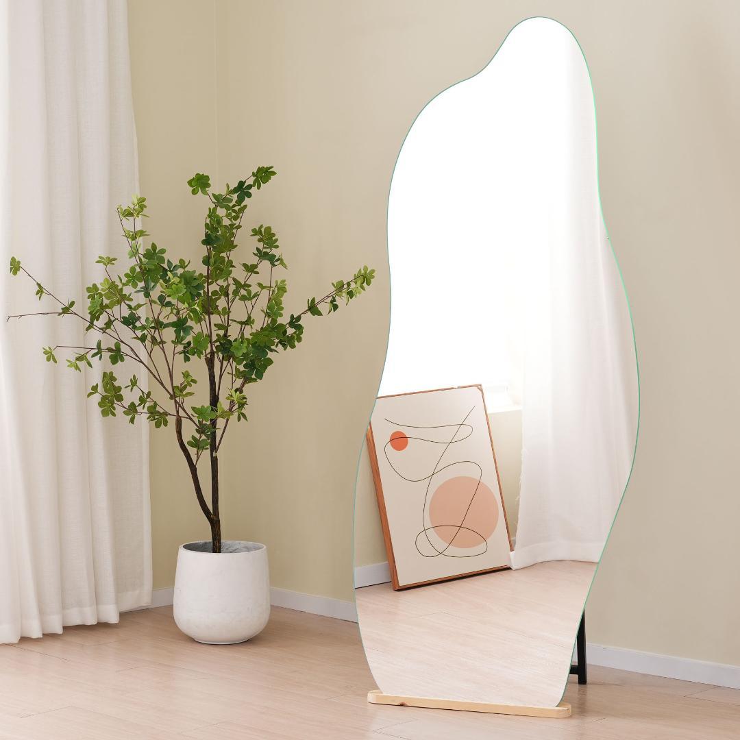 全身鏡 姿見鏡 スタンドミラー ノンフレーム 170*70CM