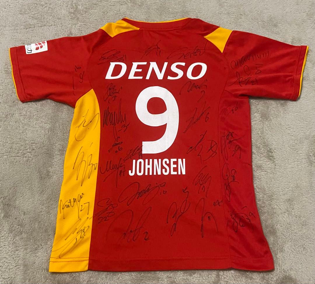 【超希少】名古屋グランパス ヨンセン サイン入りユニフォーム 2007 150